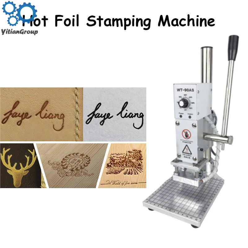 

Leather Branding Machine Hot foil Stamping Electric Embosser Machine Diy Figure Hot Embossing logo Leather Printing Trademark