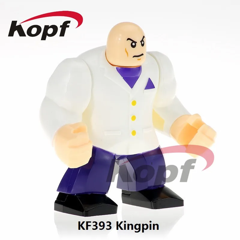 KF393 20Pcs No Box 20 шт. строительные блоки Супер Герои 7 см Бесконечность войны Мстители 3 танос Халк Кулл обсидиан фигурки для игрушка-подарок для детей XH 1053 - Цвет: KF393 20Pcs No Box