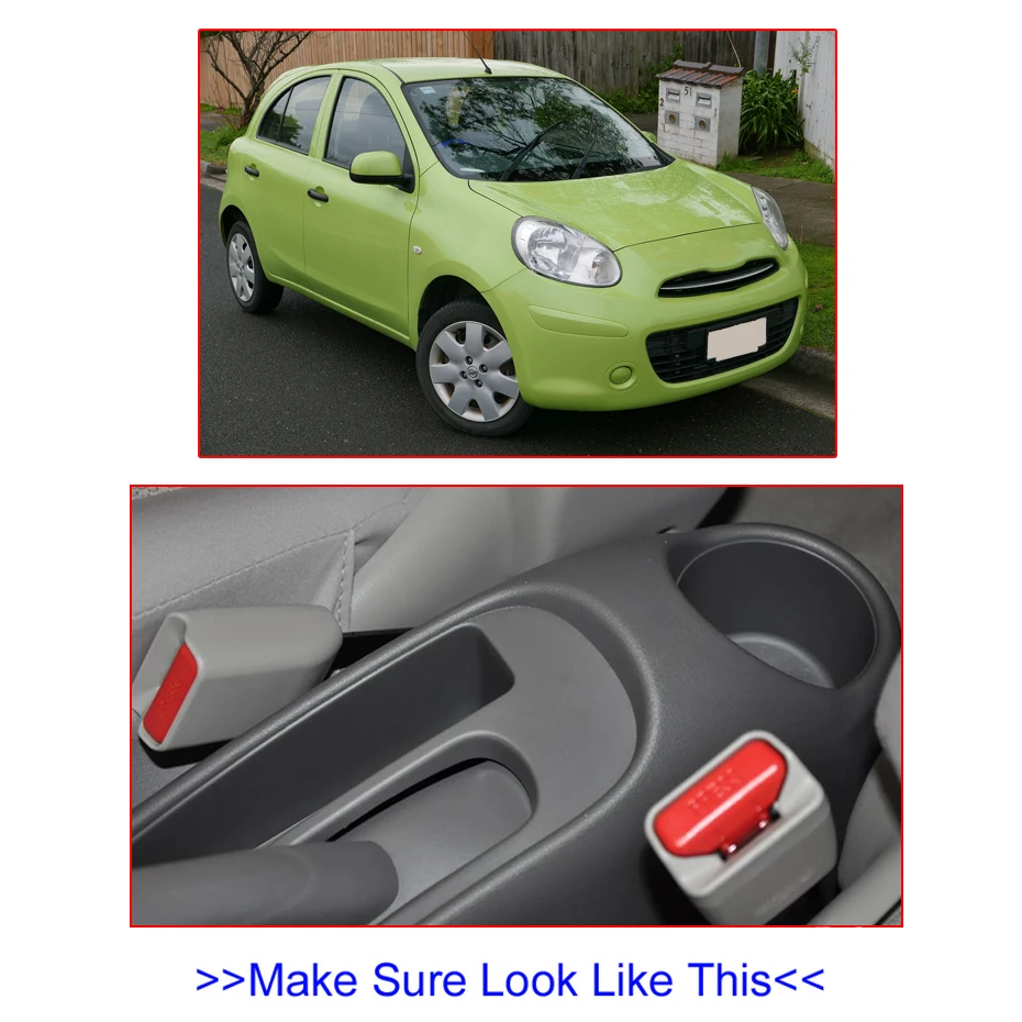Для Nissan Micra K13 11-16 Renault Pulse 12 2013 Коробка для хранения центральная консоль кожаный двухслойный подлокотник Подлокотник