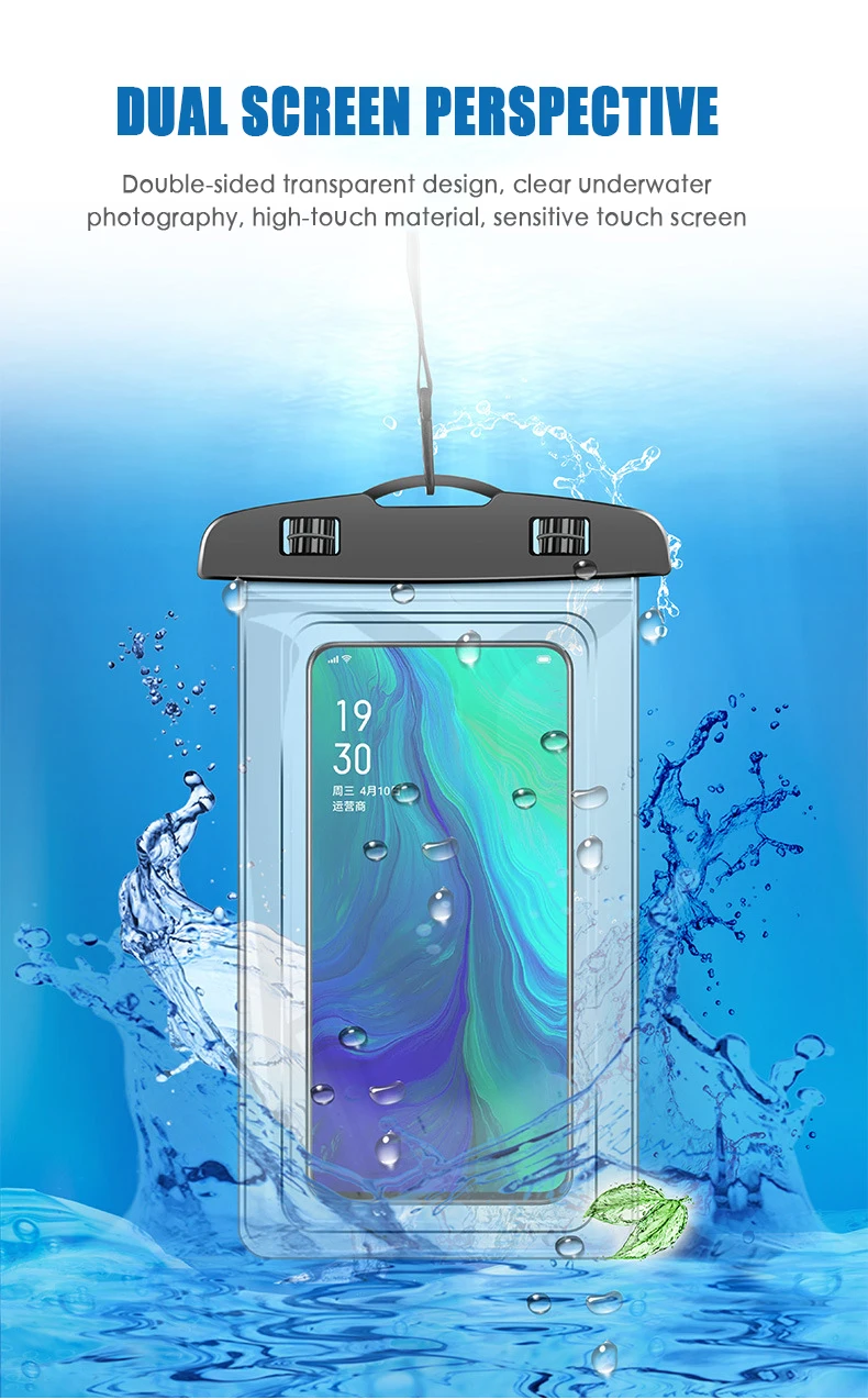 Универсальный Водонепроницаемый Чехол для сенсорного экрана IPhone Samsung Huawei