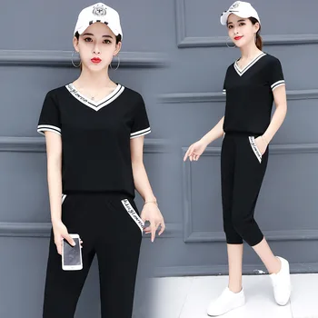 

2020 summer clothes for women fashion two piece set top and pants 2 piece set womens outfits korean fashion clothing style