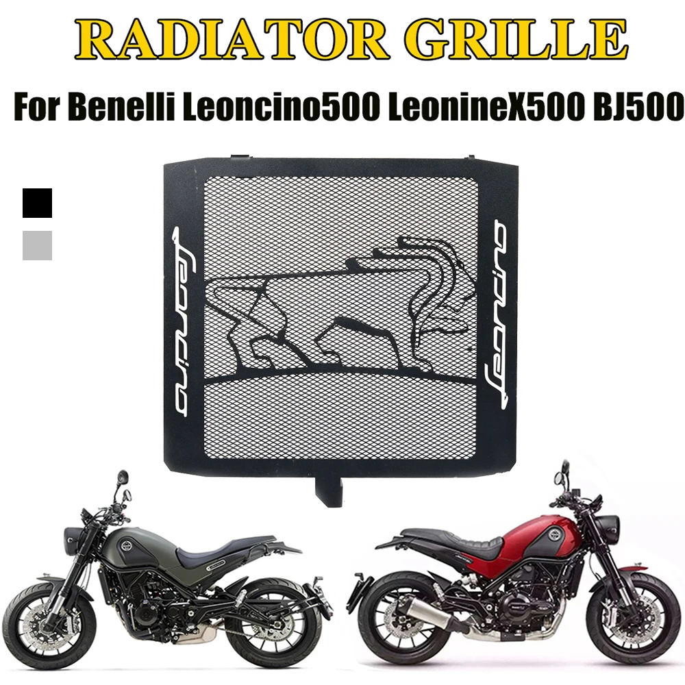 

Motorcycle Radiator Guard Grille Grill Protector Grille Protective Cover For Benelli LeonineX 500 Leoncino 500 Leoncino500 BJ500