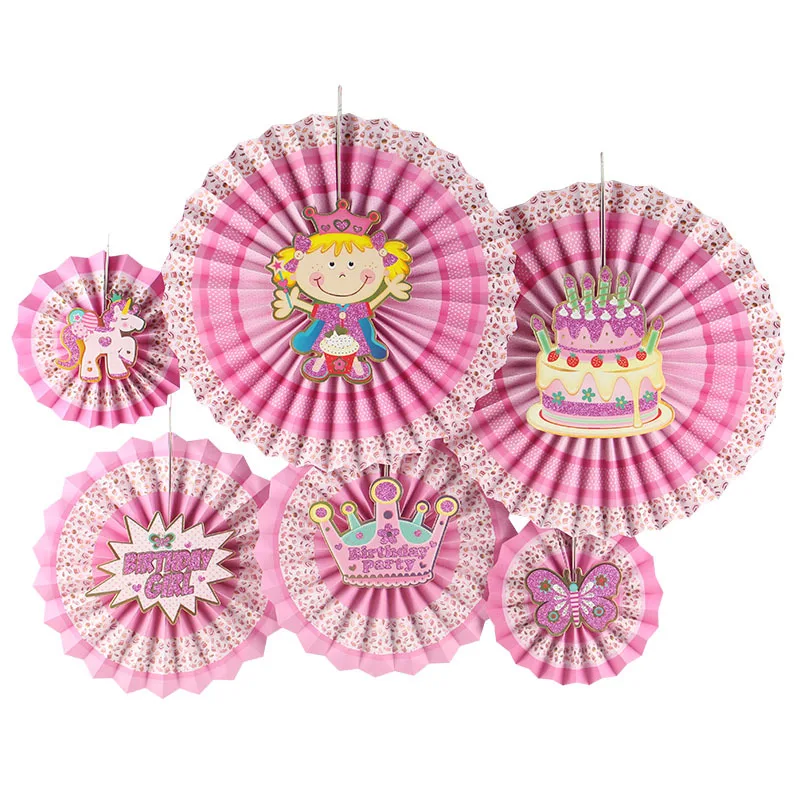 6 шт. детские соски бумажные веерные розетки фото фон бумага Pinwheel соты для