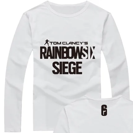 Футболка Rainbow Six Siege, мужская и Wo, крутая Мужская футболка, персонализированная футболка, футболка с аниме, модные футболки - Цвет: 3