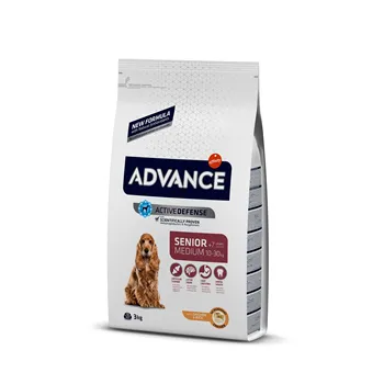

Advance for elderly dogs with chicken and rice (medium senior) 3 kg * 2 PCs
