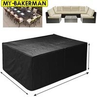 72 Sizes Oxford Cloth Furniture Dustproof Cover For Rattan Table Cube Chair Sofa Waterproof Rain Garden Patio Protective Cover 1