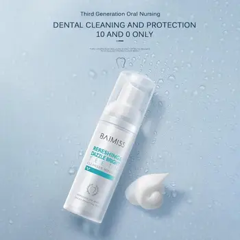 

HOT 60ml Toothpaste Mousse Foam Natural Mouth Washing Teeth Whitening Liquid