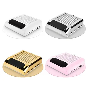 

US EU 80W Nail Dust Suction Fan Collector Manicure Machine Vacuum Cleaner