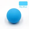 Solid silicone color stretch yoga fitness massage single ball peanut muscle recovery and relaxation fascia massage ball ► Photo 3/5