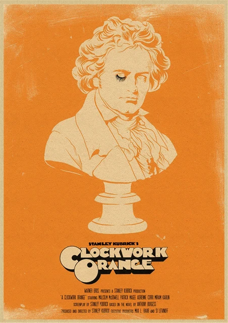 時計じかけのオレンジ A4ポスター ヴィンテージ アンティーク 映画