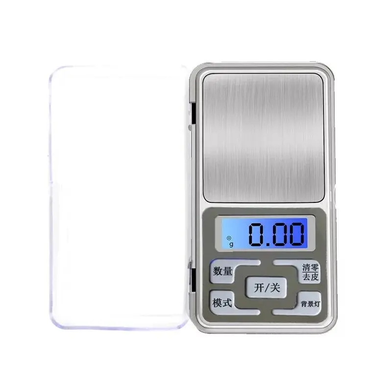 Mini Digital Scale 100/200/300/500g 0.01/0.1g High Accuracy Backlight Electric Pocket For Jewelry Gram Weight For Kitchen