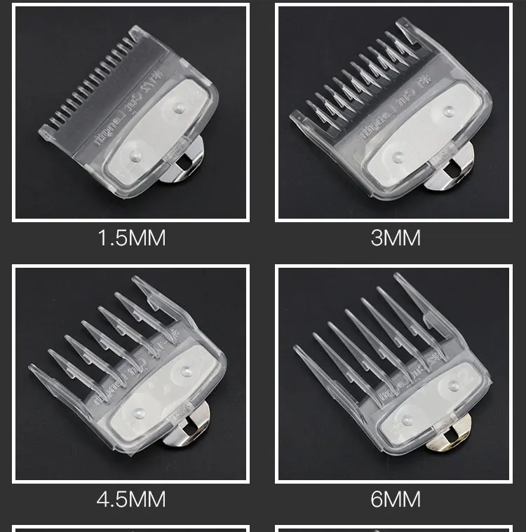 8 шт./компл. профессиональная машинка для стрижки волос направляющая расческа универсальная машинка для стрижки волос предел гребень Размеры Парикмахерская Замена пуш-ап инструмент