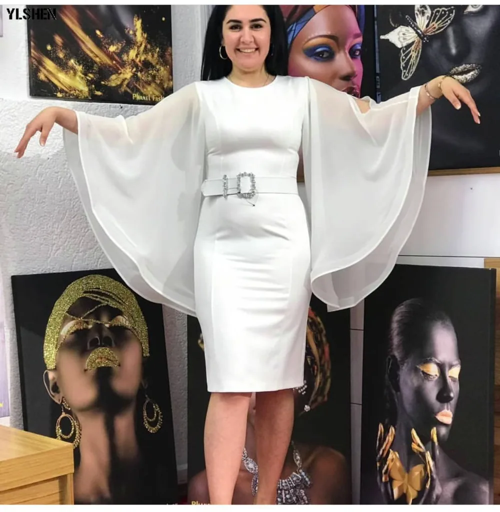 African Dresses for Women Dashiki 2019 New African Clothes Bazin Broder Riche Sexy Slim Ruffle Sleeve Robe Bodycon Africa Dress 10