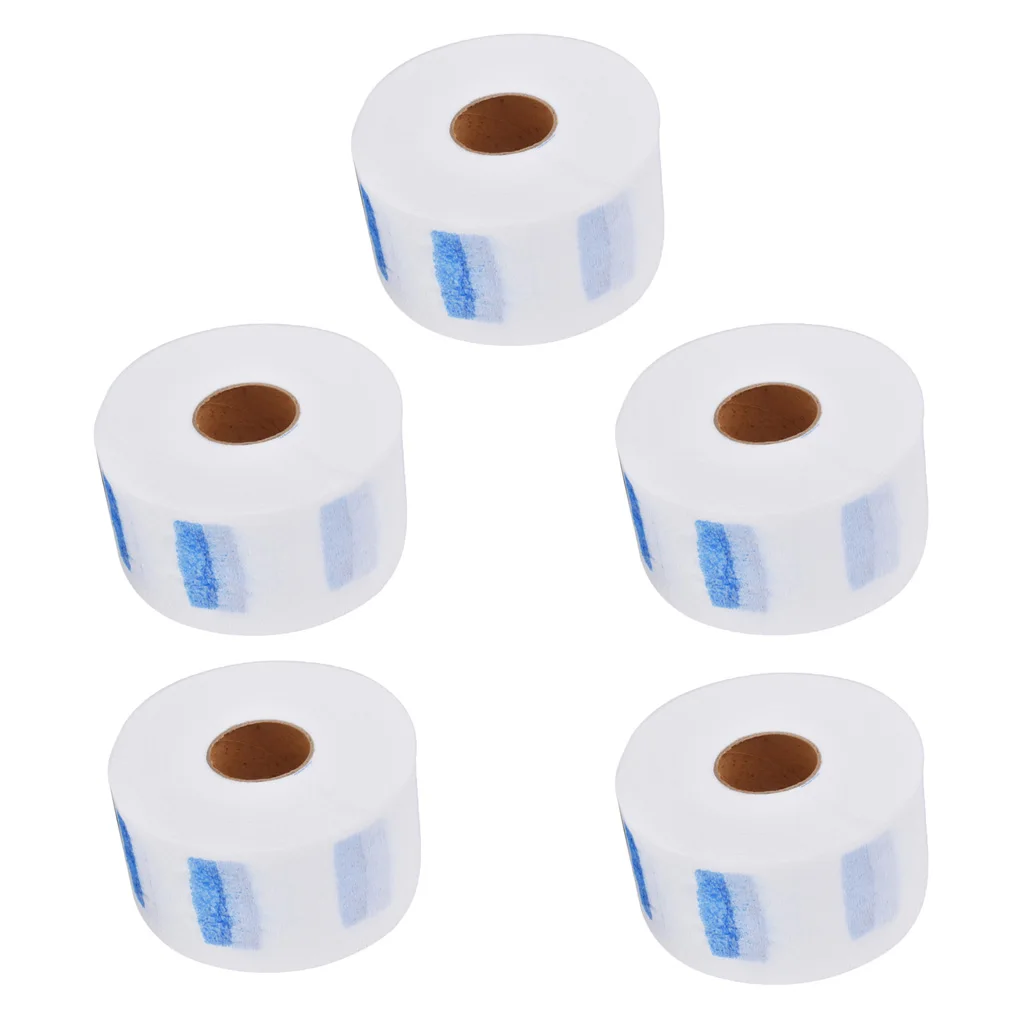 Professional Hairdressing Barbershop Disposable Neck Ruffle Paper 500 Strips/ Set