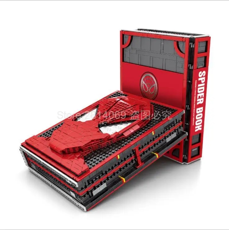 

SY1461 Movie Collection Spider Book Iron Book 2895Pcs Figure Building Blocks Bricks Toys