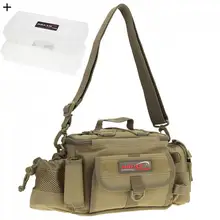 Многофункциональная сумка-мессенджер для рыболовных снастей с 2 двойными слоями ящики для приманки