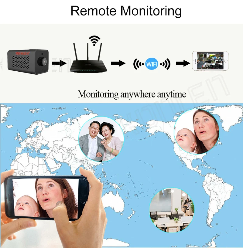 Мини ip-камера Tuya 1080 P, wifi, CCTV, камера-няня, батарея, Onvif TF, видеокамера, аудио, Домашняя безопасность, умная жизнь, Alexa, Google Home