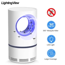 Электрический комаров убийца светодиодный светильник ловушка для насекомых свет анти средство от насекомых, комаров уничтожитель контроль за паразитами насекомых Repelle