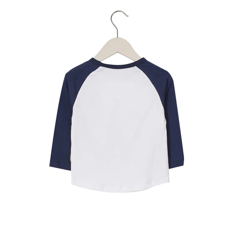 

2019 Autumn New Style Children BOY'S Pure Cotton Crew Neck Long Sleeve Dinosaur Pattern Raglan Sleeve T-shirt