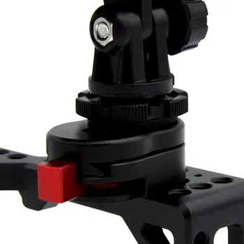 

EastVita Mini Field Monitor Quick Release Plate for LCD Monitor Magic Arm LED Light Camera Camcorder Rig