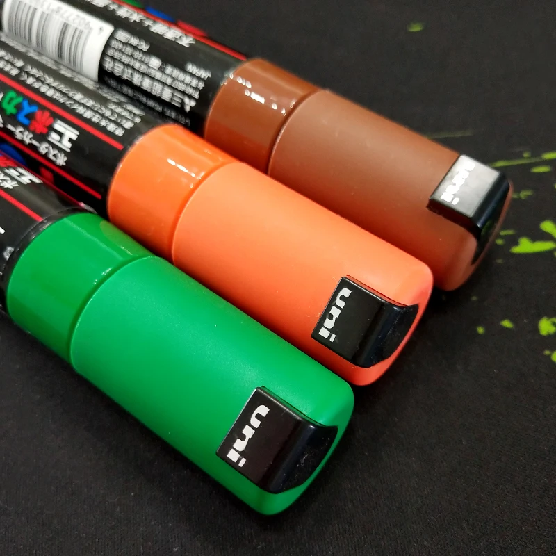 UNI POSCA PC 8K 15 цветов костюм поп рекламный плакат граффити ручка 8 0 мм большими