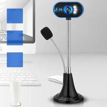 

Desktop Computer Camera Laptops Notebook Smart Home Video USB Free Drive Hd Night With Microphone