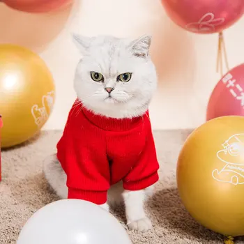 

Fa Cai Hoodie Pet Dog Clothes Cartoon Lucky Clothing Dogs Super Small Costume Jubilant Cute Chihuahua Winter Red Boy Mascotas