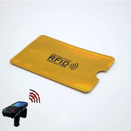 1 2 шт. Анти Rfid кошелек блокирующий считыватель Блокировка банк держатель карты Id Чехол для банковских карт защита металлический кредитный NFC Держатель алюминий - Цвет: 1