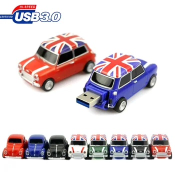 

USB3.0 speed flash drive Mini Cooper Beetle car usb pen drive memory flash stick pen drive 4GB 8GB 16GB 32GB 64GB pen drive GIFT