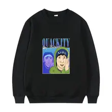 

Funny Quackity My Beloved Merch Print Sweatshirt Men Women Autumn Winter Comfortable Sweatshirts Man Fashion Creativity Pullover
