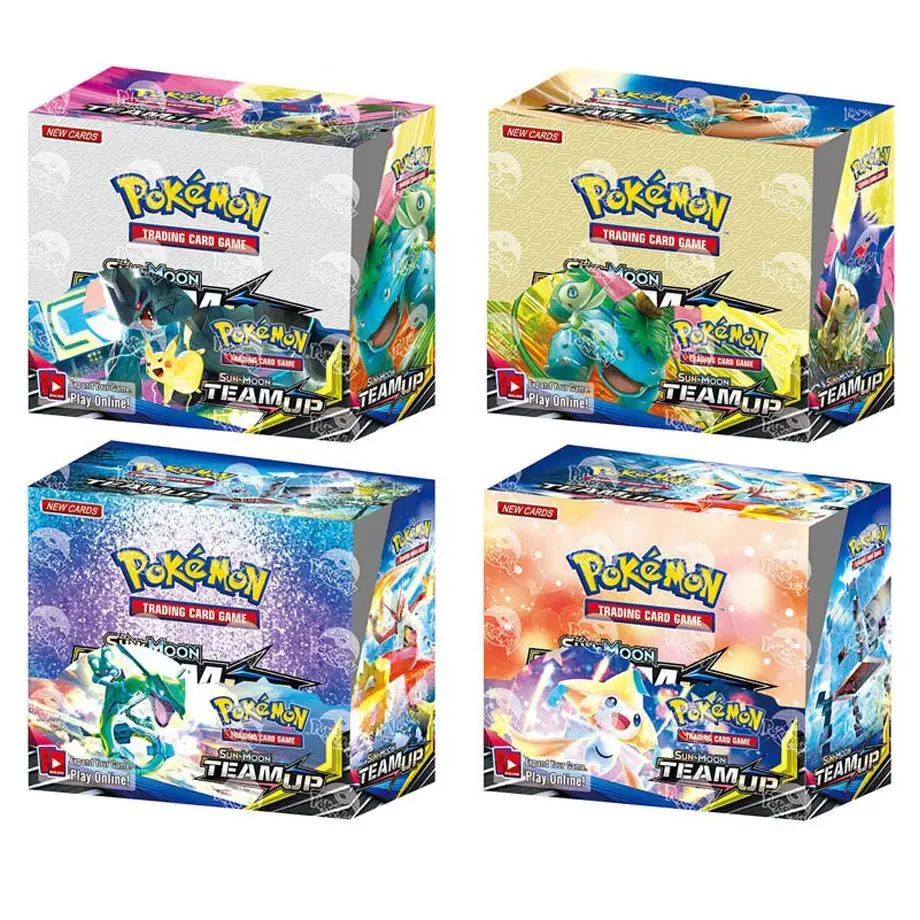 324Pcs/box Pokemon card TCG Sun & Moon Ultra Prism 36 Pack Booster Box Collecting Trading Cards Game afbeelding