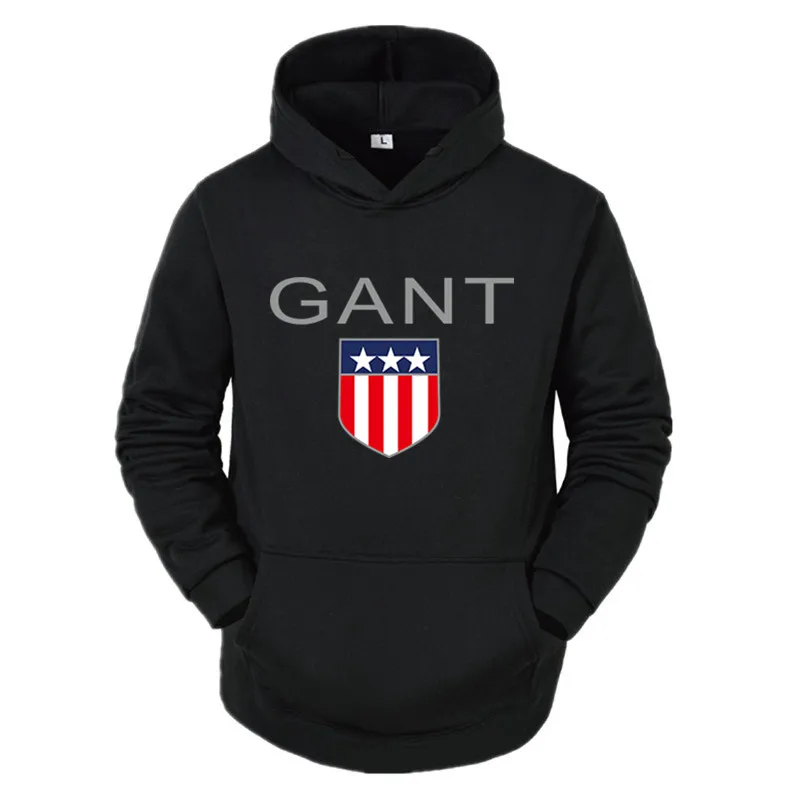 

Sudadera Hombre 2020 Fall Winter Brand Men's Hoodie Men GANT High Quality Printed Long Sleeve Fashion Men's Sweatshirt Size 3XL