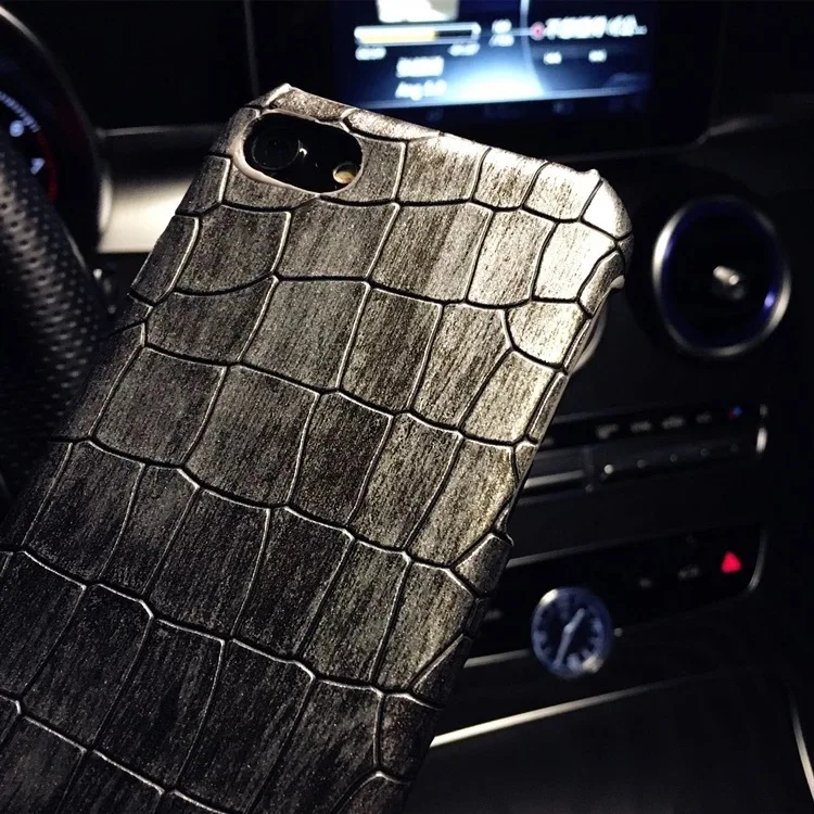 Роскошный чехол в стиле ретро с 3D крокодиловым рисунком для iPhone 8 X S XS 7Plus 7 6 6S Plus|case