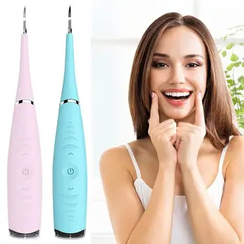 

Portable Electric Ultrasonic Dental Scaler Tooth Calculus Tool Sonic Remover Stains Tartar Plaque Whitening Oral Cleaner Machine