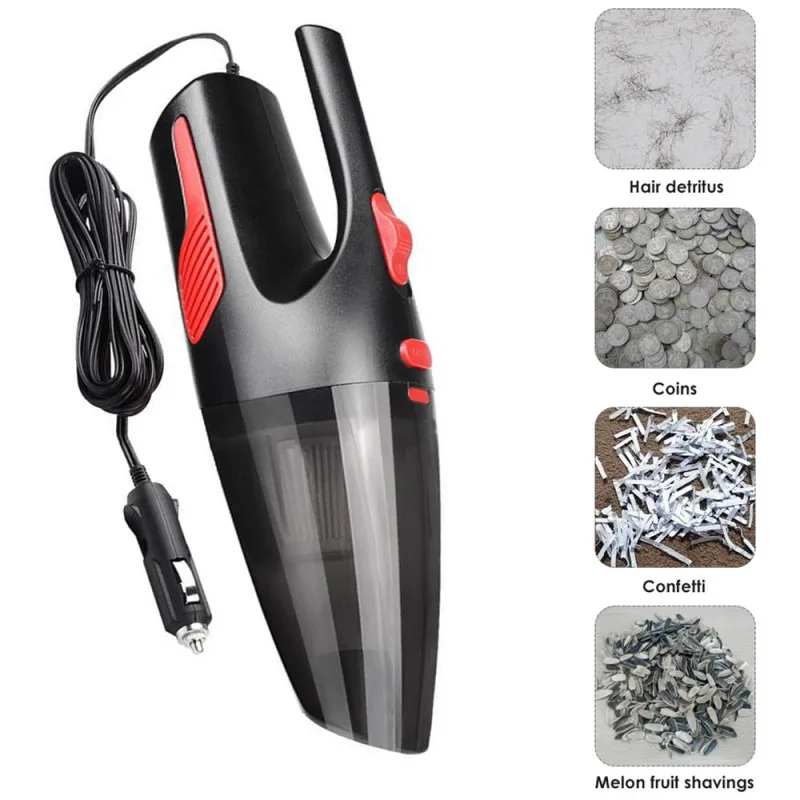 

120W Car Vacuum Cleaner Mini Portable Handheld Wet Dry Duster Car Vacuum Cleaner for Home and Car Cleaning