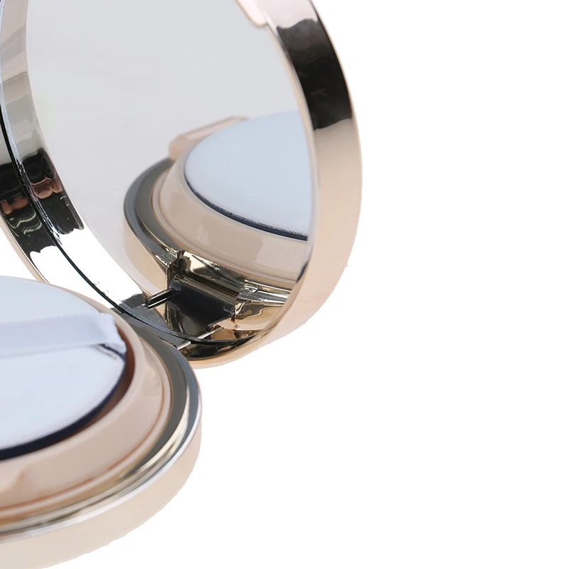 1pc BB Cream Container Dressing Case With Air Cushion Sponge Powder Puff And Mirror Empty DIY Bling Air Cushion Puff Box