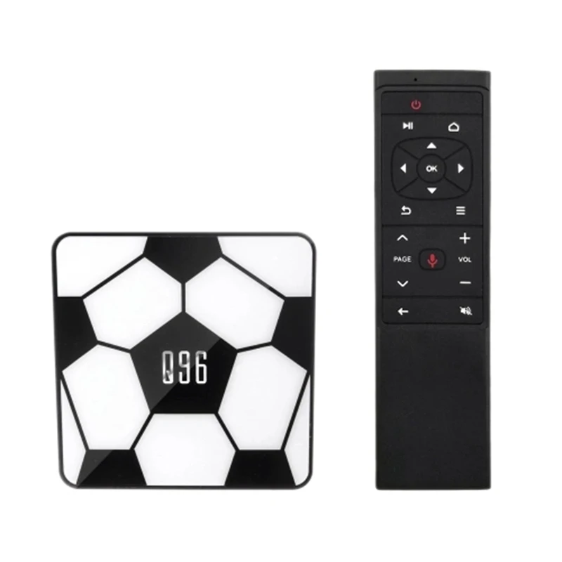 

Q96 Smart Android 9.0 Tv Box Rk3229 Quad Core Uhd 4K Media Player 2Gb / 16Gb 2.4G Wifi H.265 Vp9 Hdr10 Video Player Voice Remote