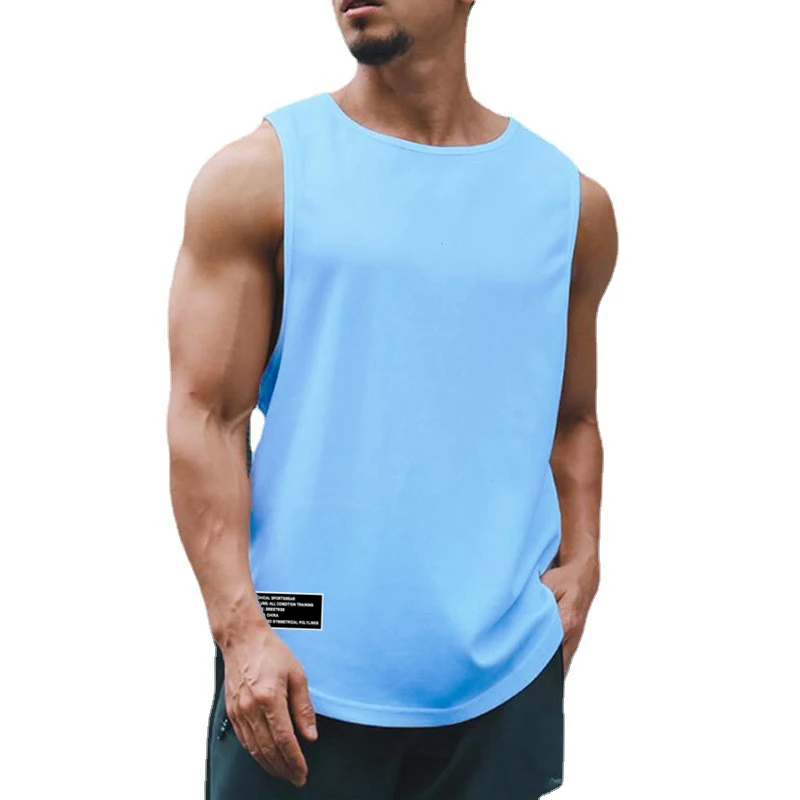 

Sleeveless T-shirt Men's Summer Quick-drying Vest Thin Section Japanese American Basketball Sports Fitness Waistcoat Clothes