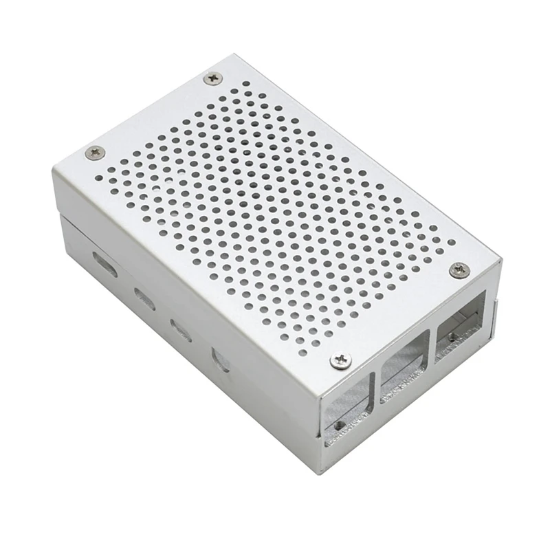 Для Raspberry Pi 4 алюминиевый корпус, для Raspberry Pi 4 металлический корпус с охлаждающим вентилятором и радиаторами для Raspberry Pi 4 Модель B