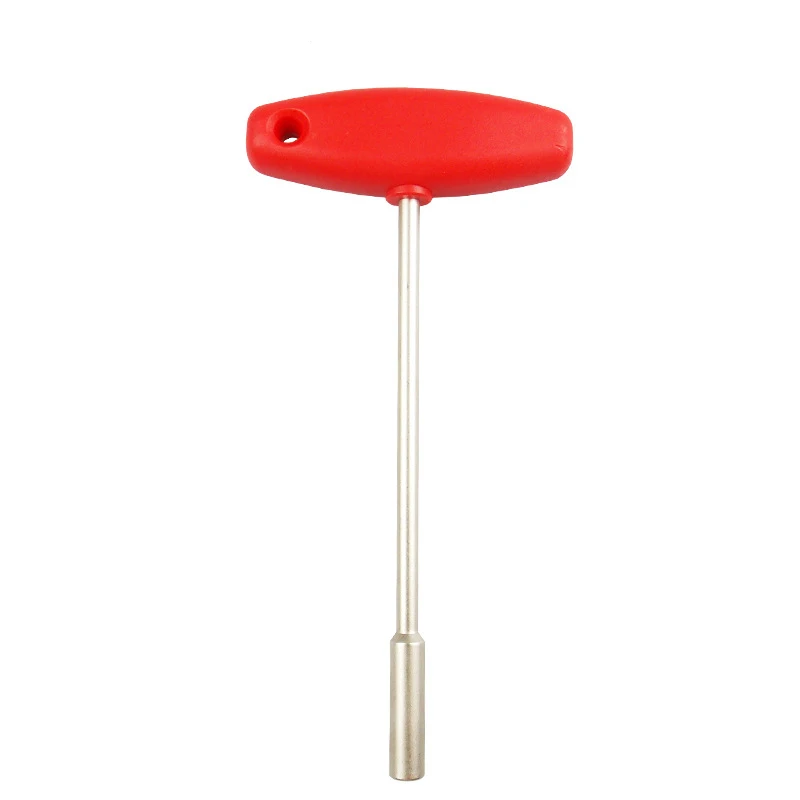 durable and practical Bike Concealed Spoke Wrench T Shape Sleeve Wire Adjuster Built-in Spoke Cap Tool Bycicle Install Tool