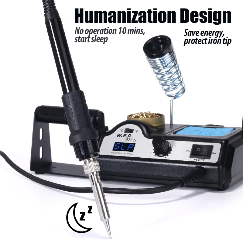 WEP 927-II 2 Helping Hands Electric Soldering Iron Station 4