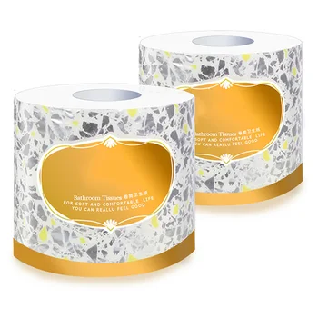 

2019 10 Rolls Toilet Paper 3-ply Bath Tissue Bathroom White Soft for Home Hotel Public CSL88