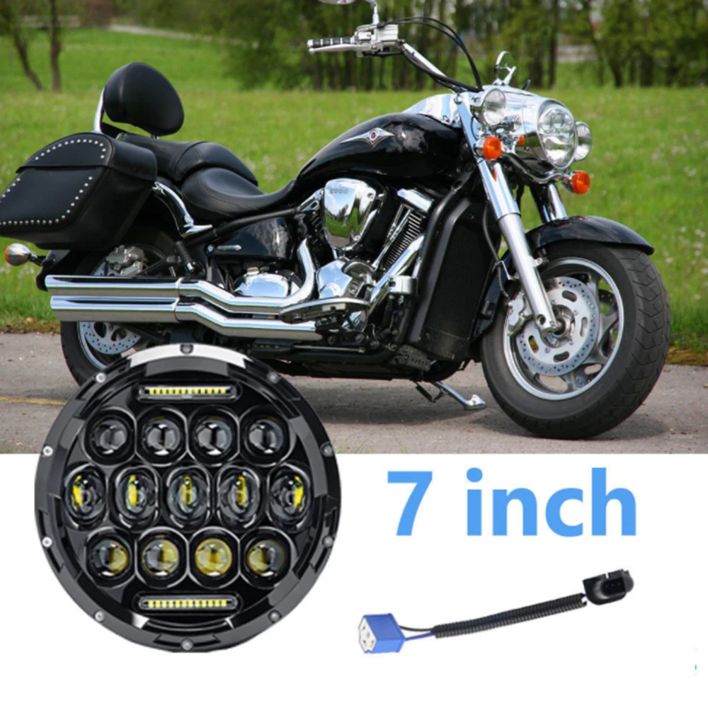Special Offer of  75W 7inch Round Led Headlight Light Headlamp for Jeep Wrangler Off Road Motorcycle