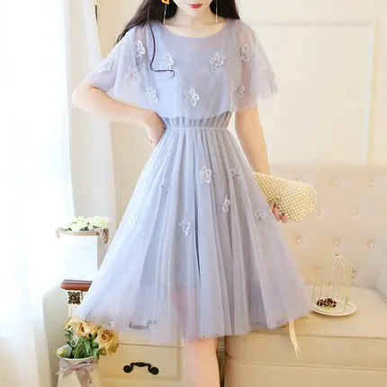 Летнее Сетчатое детское платье Vestidos с объемным цветочным рисунком для подростков; элегантные Детские Свадебные платья для девочек; детское праздничное платье; костюм для девочек