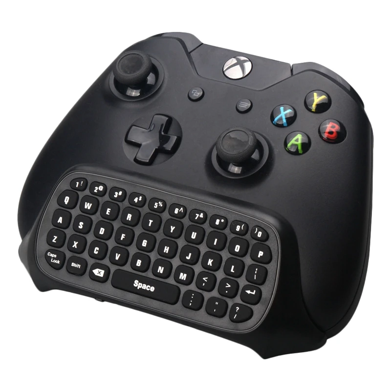 AABB-для Xbox ONE три поколения 2,4G задний зеленый светильник клавиатура с ручкой Беспроводная игровая клавиатура для чата