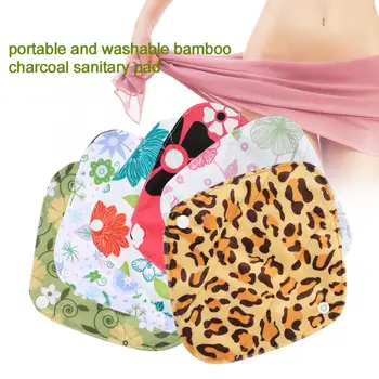 

Parfum 6PCS Reusable Cloth Menstrual Pads, Washable Stain Proof Panty Liners Anti Allergy Underpants Sanitary Pad With 1PC Wet