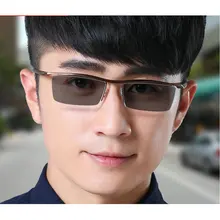 Дизайн Титановый сплав наружные фотохромные очки для чтения мужские солнцезащитные автоматические Обесцвечивающие дальнозоркость стекло NX