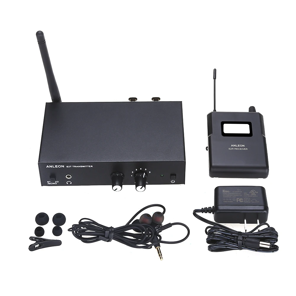 Для ANLEON S2 UHF стерео беспроводной монитор системы 670-680 МГц 100-240 В Профессиональный цифровой сценический монитор в уши