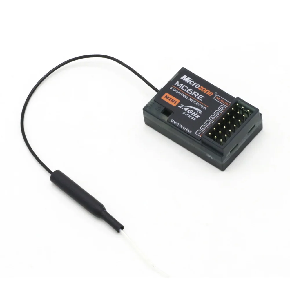 Микрозона MC6RE MC7RB MC6RE мини приемник 6CH для микрозоны MC6C 2,4G 6CH контроллер передатчик для радиоуправляемый самолет, Квадрокоптер