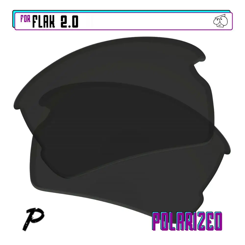 Ezsostituisci Lenti Di Ricambio Polarizzate Per Occhiali Da Sole Oakley Flak 2.0-Nero P